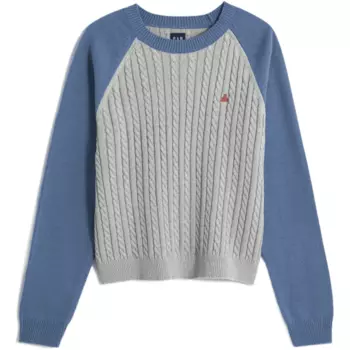 Джемпер женский GAP, Gray Green Patchwork