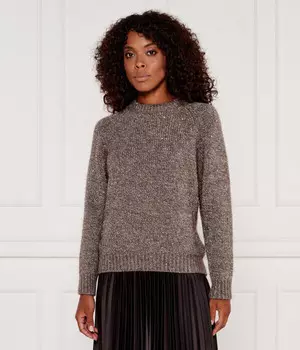 Джемпер женский Marella Sport вязаный с добавлением шерсти, бежевый