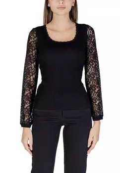 Джемпер женский Morgan Lane комбинированный, черный
