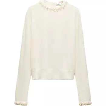 Джемпер женский ZARA, темно-красный