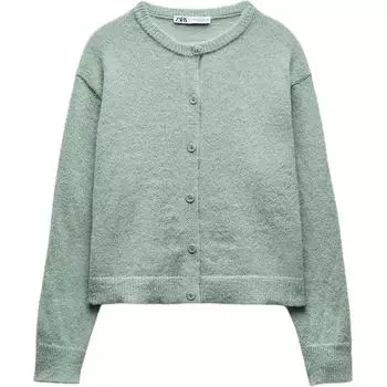 Джемпер женский ZARA, зеленый