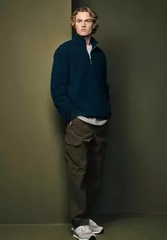 Джемпер ZIP NECK Next, серый