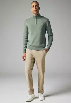 Джемпер ZIP NECK Next, зеленый