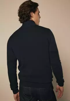Джемпер ZIP NECK REGULAR FIT Next, синий
