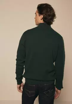 Джемпер ZIP NECK REGULAR FIT Next, зеленый