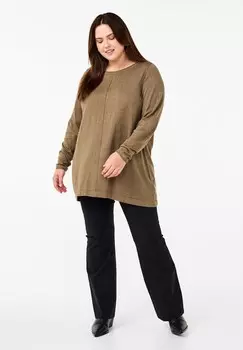 Джемпер Zizzi, цвет Mottled Green