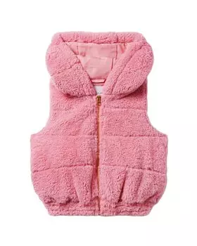 Джени и Джек Плюшевый жилет Janie and Jack, розовый