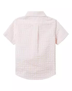 Джени и Джек Рубашка из хлопчатобумажной ткани в мелкую клетку Janie and Jack, мультиколор