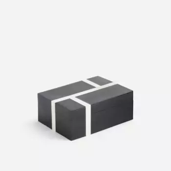 Джентльменская декоративная шкатулка El Corte Ingls, черный