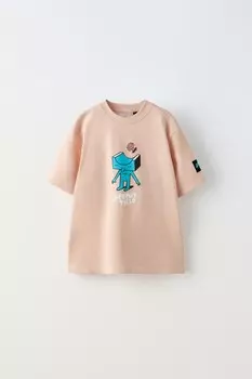 Джеремивилль футболка ZARA, розовый