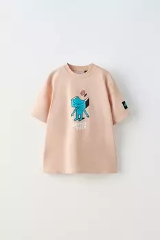 Джеремивилль футболка ZARA, розовый