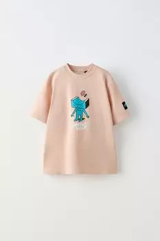 Джеремивилль футболка ZARA, розовый