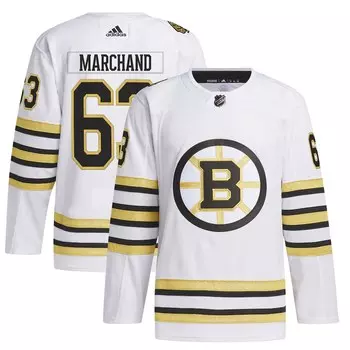 Джерси adidas Boston Bruins, белый