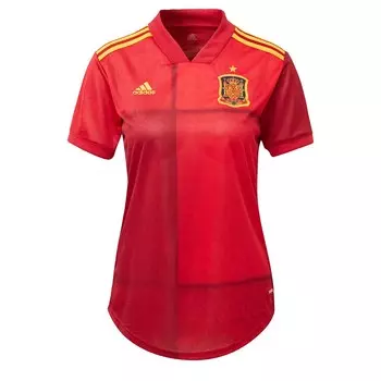 Джерси Adidas FEF Spanien Home EM 2020, неоновый красный