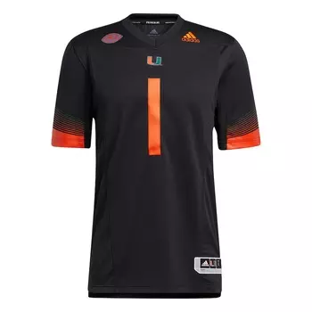 Джерси adidas Miami Hurricanes, черный