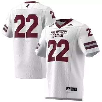 Джерси adidas Mississippi State Bulldogs, белый