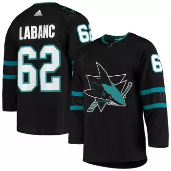 Джерси adidas San Jose Sharks, черный
