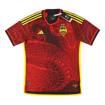 Джерси adidas Seattle Sounders FC 23/24 Authentic Away Jersey 'Red', красный