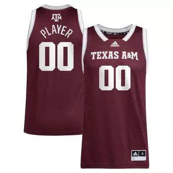 Джерси adidas Texas A And M Aggies, бордовый