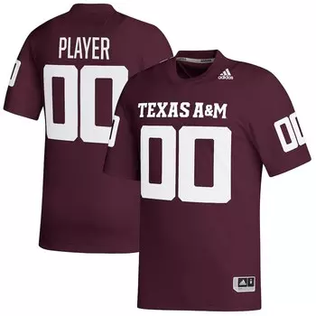 Джерси adidas Texas A And M Aggies, бордовый