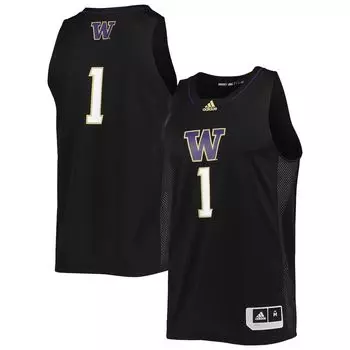 Джерси adidas Washington Huskies, черный