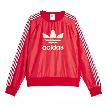 Джерси adidas x Wales Bonner Nylon Crew Jersey 'Better Scarlet', красный