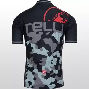 Джерси Attacco Limited Edition мужские Castelli, цвет Black/Gunmetal Gray/Defender Green