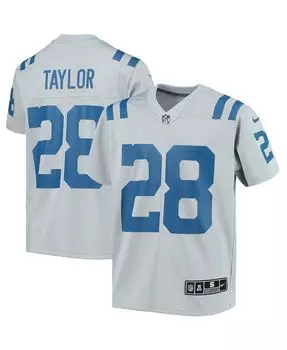 Джерси Big Boys Jonathan Taylor Grey Indianapolis Colts Inverted Team Game Nike