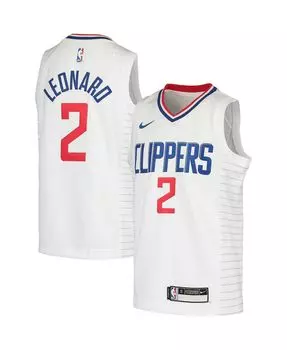 Джерси Big Boys Kawhi Leonard White LA Clippers 2020/21 Swingman - Association Edition Nike