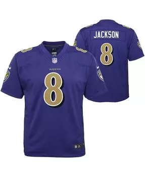 Джерси Big Boys Lamar Jackson Purple Baltimore Ravens Color Rush Player Game Nike