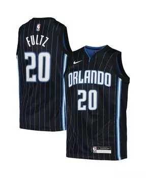 Джерси Big Boys Markelle Fultz Black Orlando Magic 2020/21 Swingman — Icon Edition Nike, черный