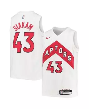 Джерси Big Boys Pascal Siakam White Toronto Raptors 2019/20 Swingman - Association Edition Nike, белый