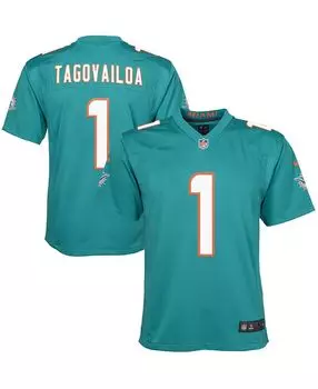 Джерси Big Boys Tua Tagovailoa Aqua Miami Dolphins Game Nike