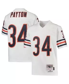 Джерси Big Boys Уолтера Пэйтона White Chicago Bears 1985 года, вышедшего на пенсию игрока Legacy Mitchell & Ness, белый