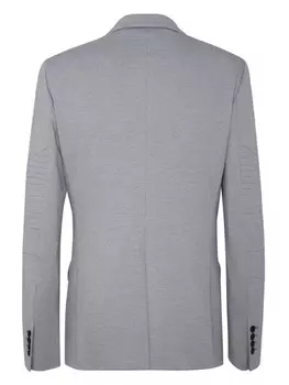 Джерси-блейзер с нашивкой-логотипом Philipp Plein, серый