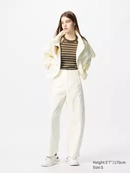 Джерси брюки Uniqlo, цвет 01 белый