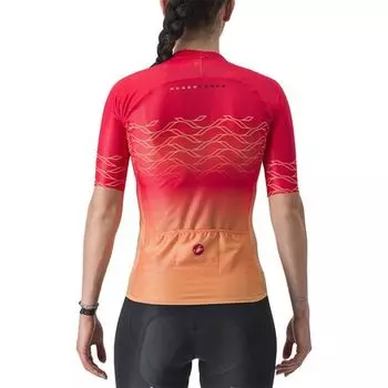 Джерси Climber's 2.0 женское Castelli, цвет Hibiscus/Soft Orange
