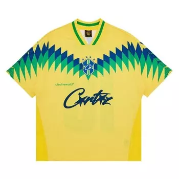 Джерси Corteiz Club America Jersey Brasil Yellow, желтый