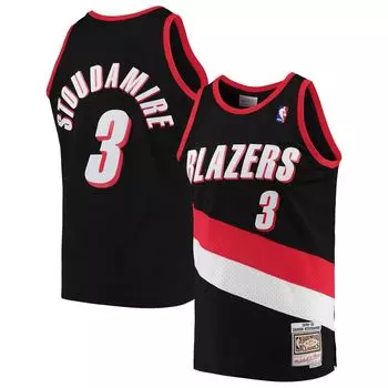 Джерси Damon Stoudamire Portland Trail Blazers Mitchell & Ness Hardwood Classics Swingman - черный