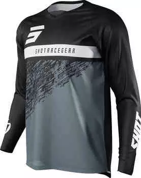 Джерси для мотокросса Devo Roll Shot, черно-белый