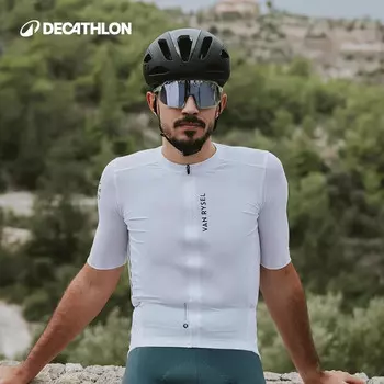 Джерси для велоспорта Decathlon, джерси для шоссейного велоспорта, дышащий, впитывающий пот, велосипедный джерси 2XL-5198858