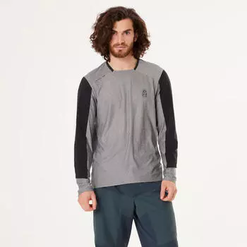 Кофта мужская Decathlon EXPL100 для горного велосипеда впитывающая пот, серый