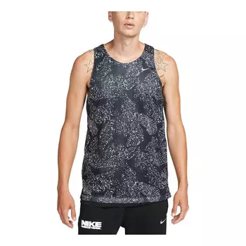 Джерси dri fit стандартный выпуск двусторонний баскетбольный джерси Nike, черный