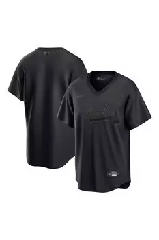 Джерси Fanatics Atlanta Braves Triple Nike Nike, черный