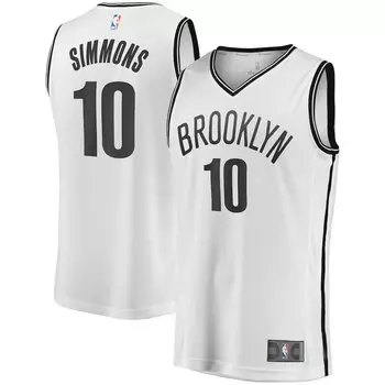 Джерси Fanatics Branded Brooklyn Nets, белый