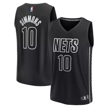 Джерси Fanatics Branded Brooklyn Nets, черный