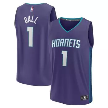 Джерси Fanatics Branded Charlotte Hornets, фиолетовый