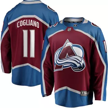 Джерси Fanatics Branded Colorado Avalanche, бордовый