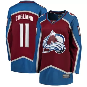 Джерси Fanatics Branded Colorado Avalanche, бордовый