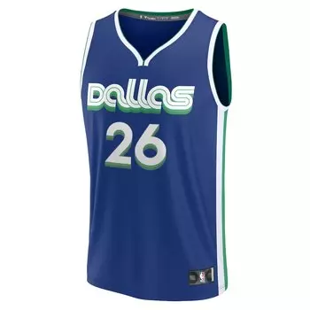 Джерси Fanatics Branded Dallas Mavericks, синий